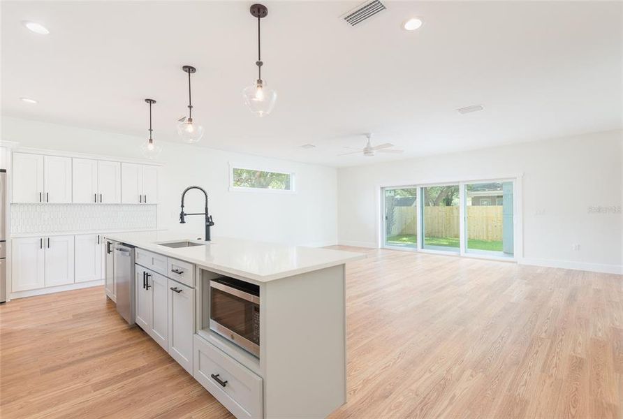 Furnished interior view inside a new home in , Tampa (Image 6).