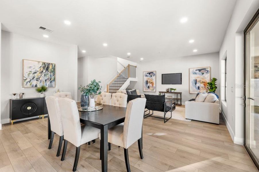 Furnished interior view inside a new home in , Orlando (Image 13).