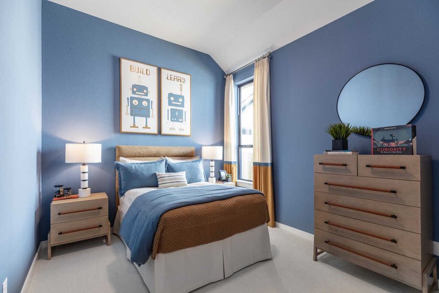 Representative Secondary Bedroom - some options shown Representative Secondary Bedroom - some options shown