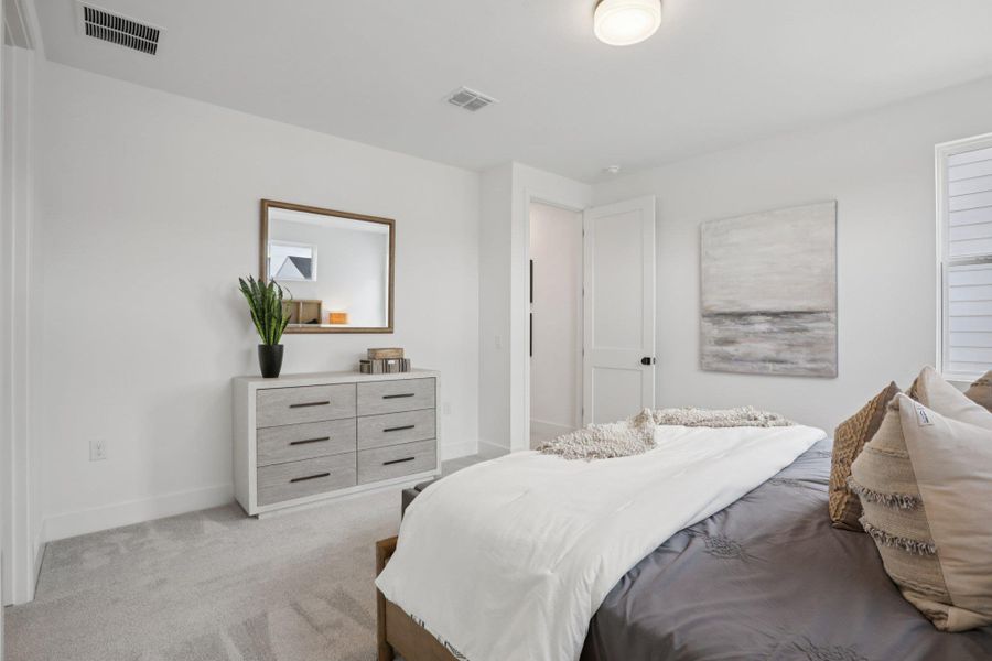 Furnished interior view inside a new home in Novel, Austin (Image 13).
