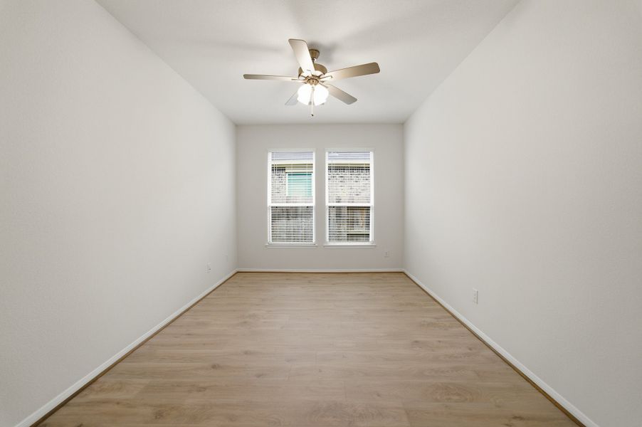 Spacious, unfurnished interior of a new home in Mulberry Farms, Santa Fe (Image 31). Spacious, unfurnished interior of a new home in Mulberry Farms, Santa Fe (Image 31).