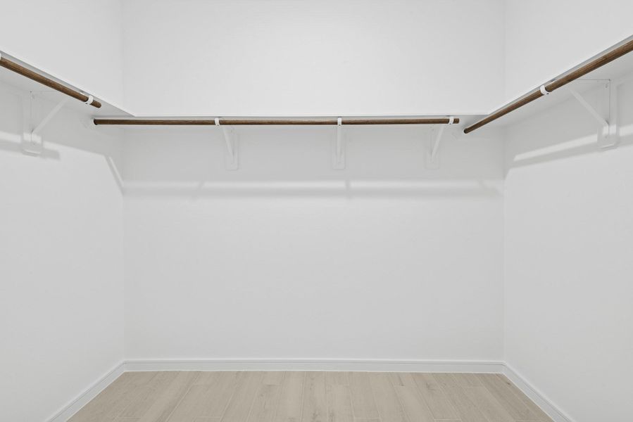 Primary walk-in closet