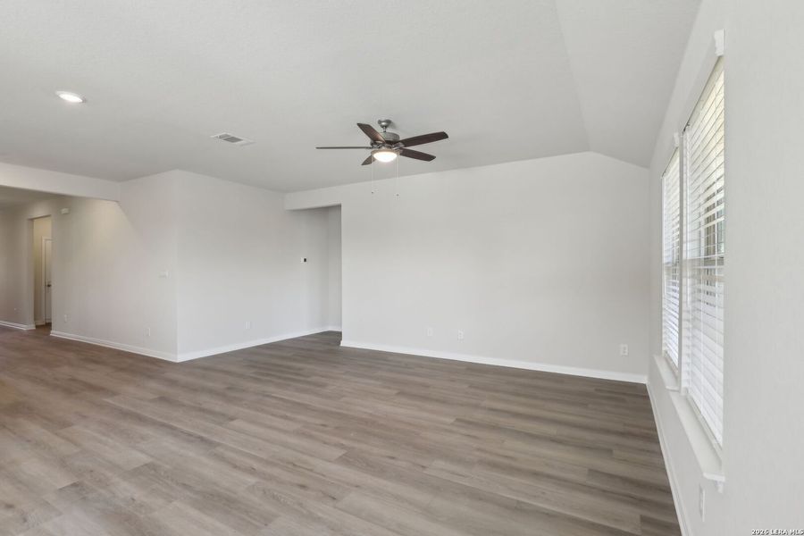 Spacious, unfurnished interior of a new home in Legendary Trails - Classic Series, Cibolo (Image 32).