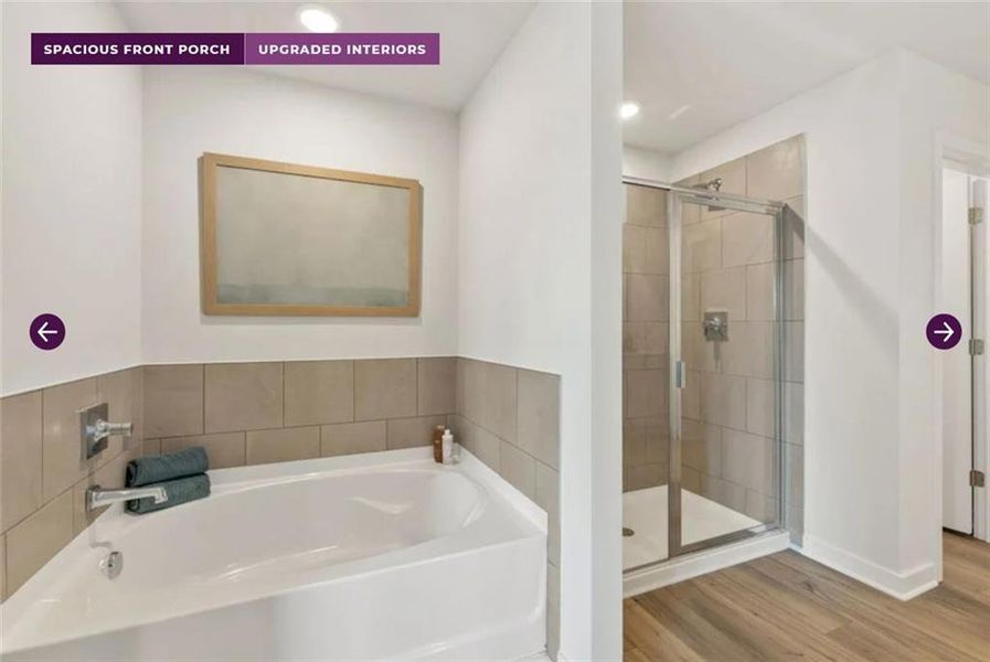 Furnished interior view inside a new home in Reserve at Gum Springs, Jefferson (Image 11).