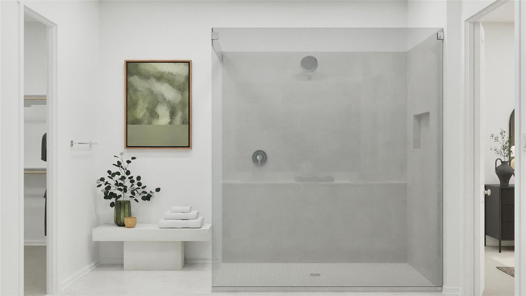 Furnished interior view inside a new home in Anniston, Katy (Image 10).