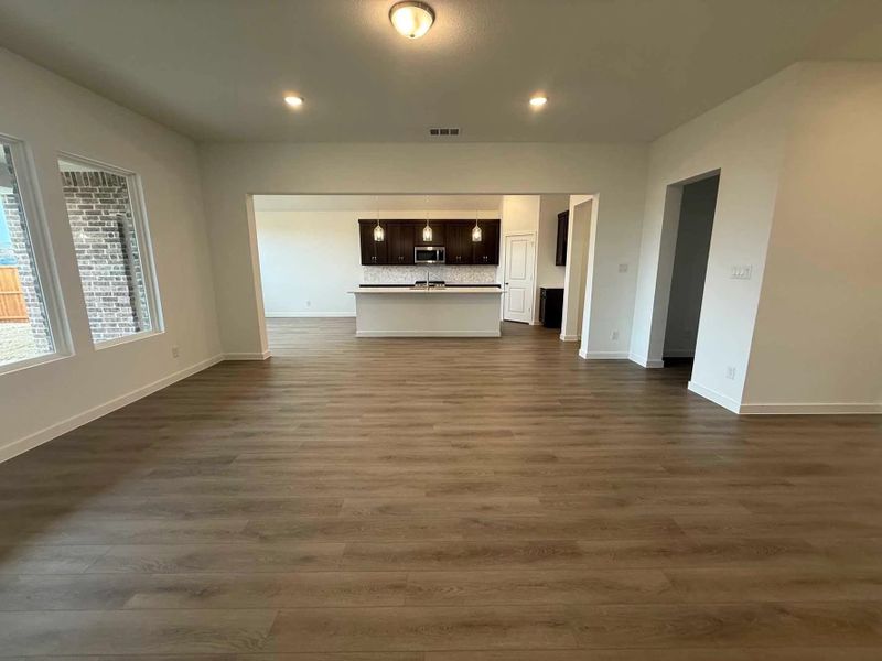 Family Room Construction Progress