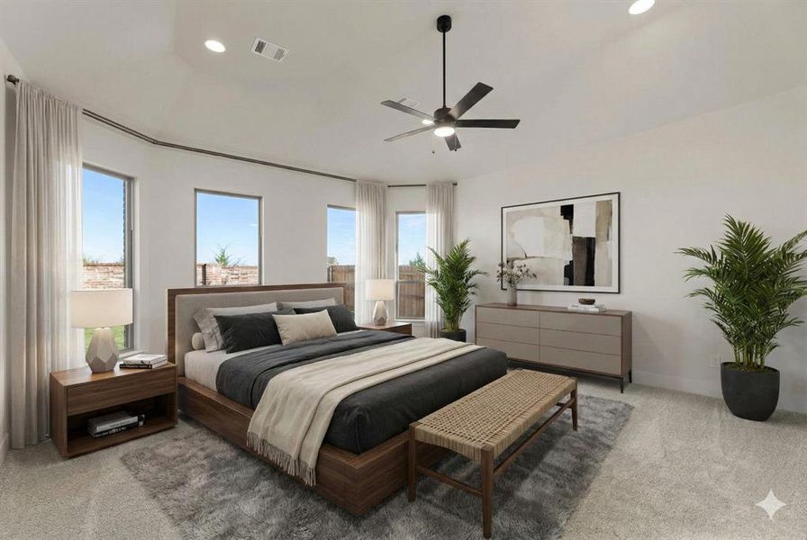 Furnished interior view inside a new home in Somerset - Phase 5, Mansfield (Image 20).