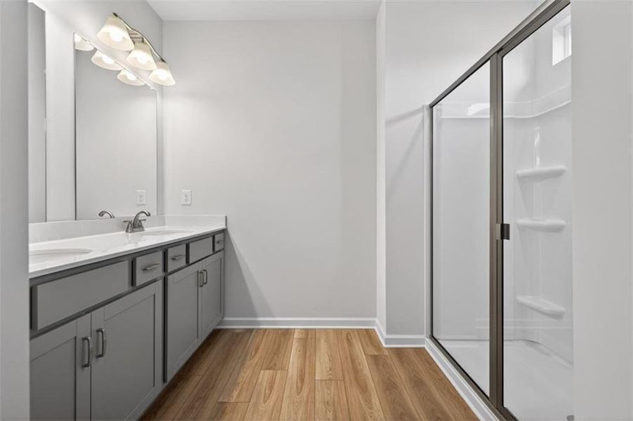 Furnished interior view inside a new home in Franklin Manor, Lawrenceville (Image 8).
