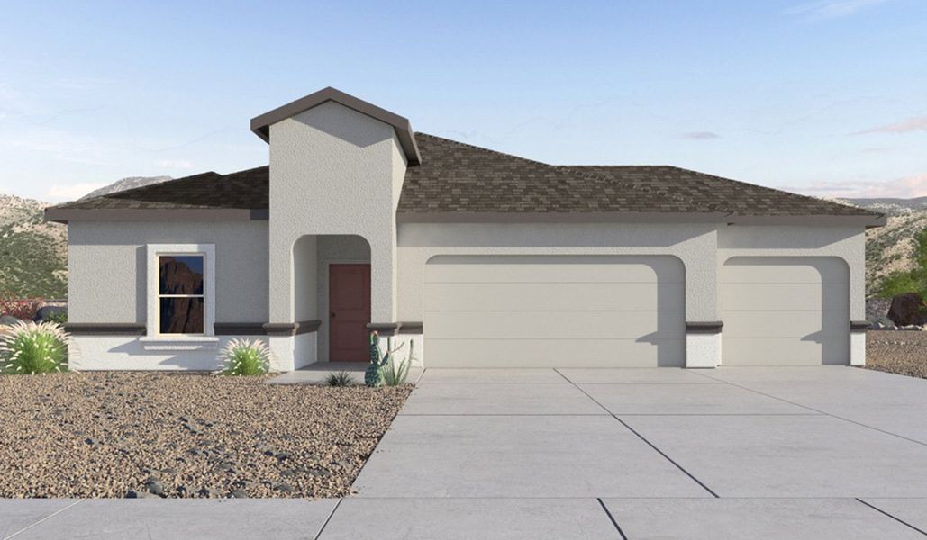 Representative exterior photo of a completed home built from the Lakeway by D.R. Horton in Sycamore Vista, Vail, AZ (Image 2).