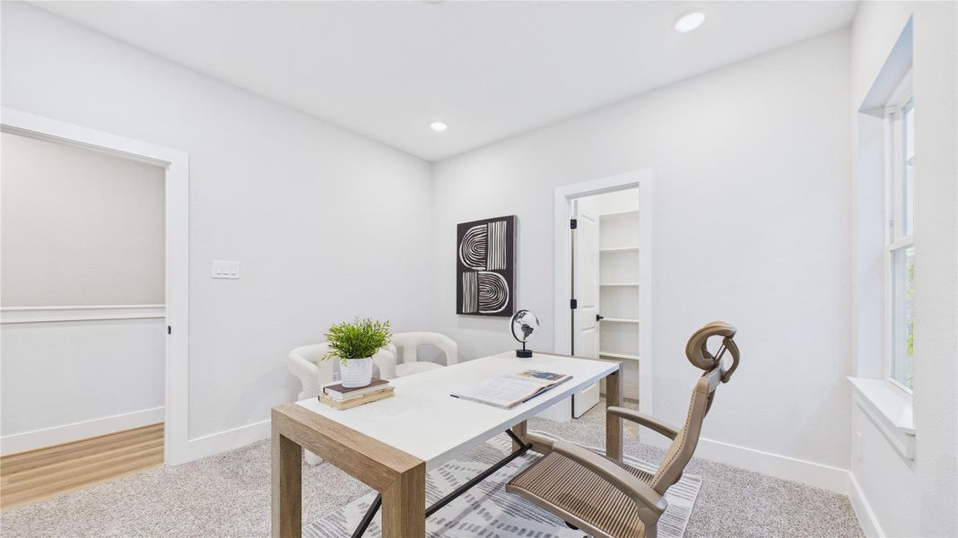 Furnished interior view inside a new home in , Houston (Image 28).