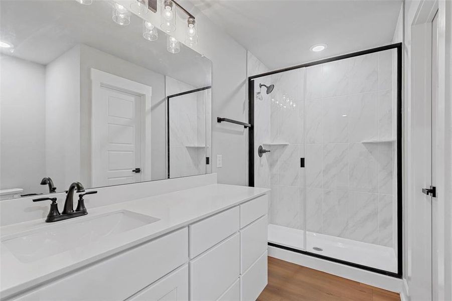 Furnished interior view inside a new home in , Tolar (Image 9).