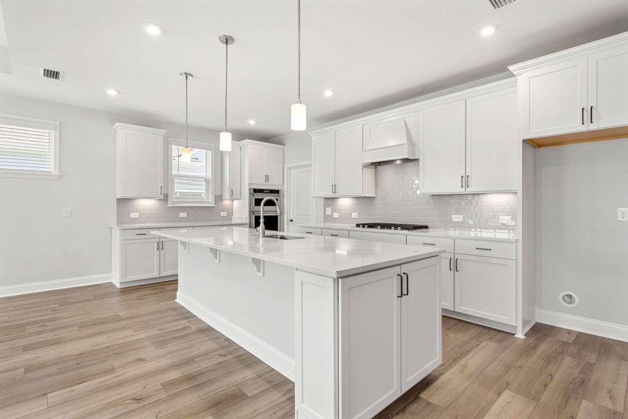 Kitchen with Oversized Island