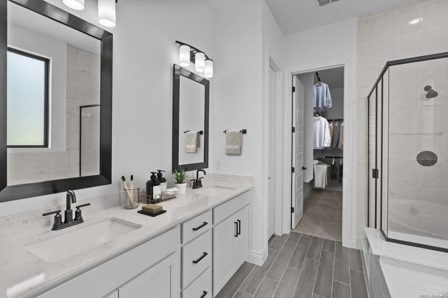 Furnished interior view inside a new home in Bison Ridge, San Antonio (Image 18).