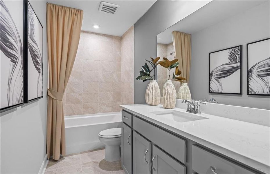 Furnished interior view inside a new home in Linden Grove, Powder Springs (Image 13).