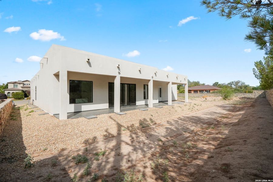 Exterior details and patio area of a home in , El Paso (Image 28).
