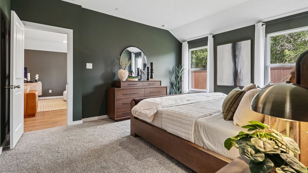 Furnished interior view inside a new home in Evergreen, Rosenberg (Image 29).