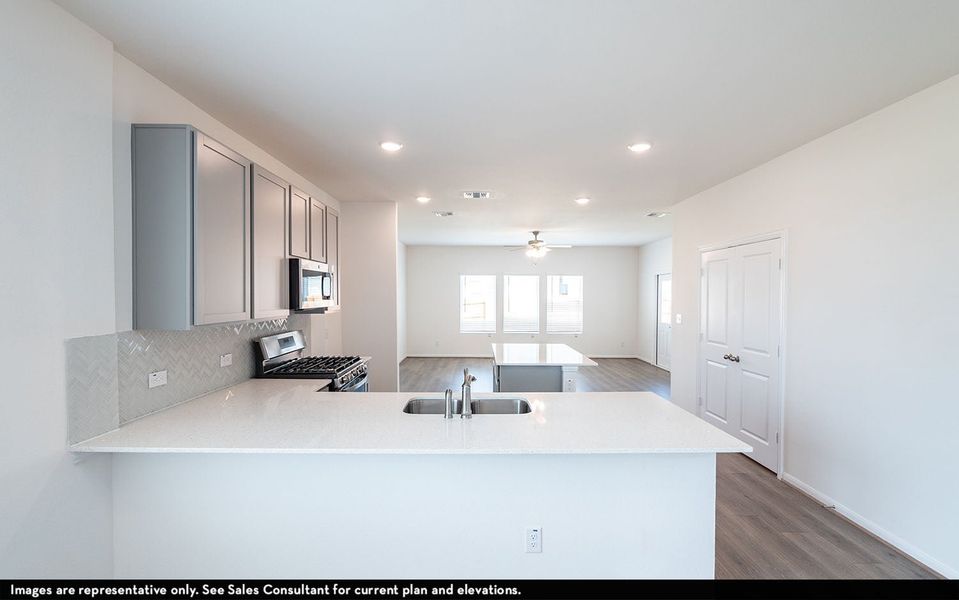 Furnished interior view inside a new home in Bay Creek, Baytown (Image 5). Furnished interior view inside a new home in Bay Creek, Baytown (Image 5).