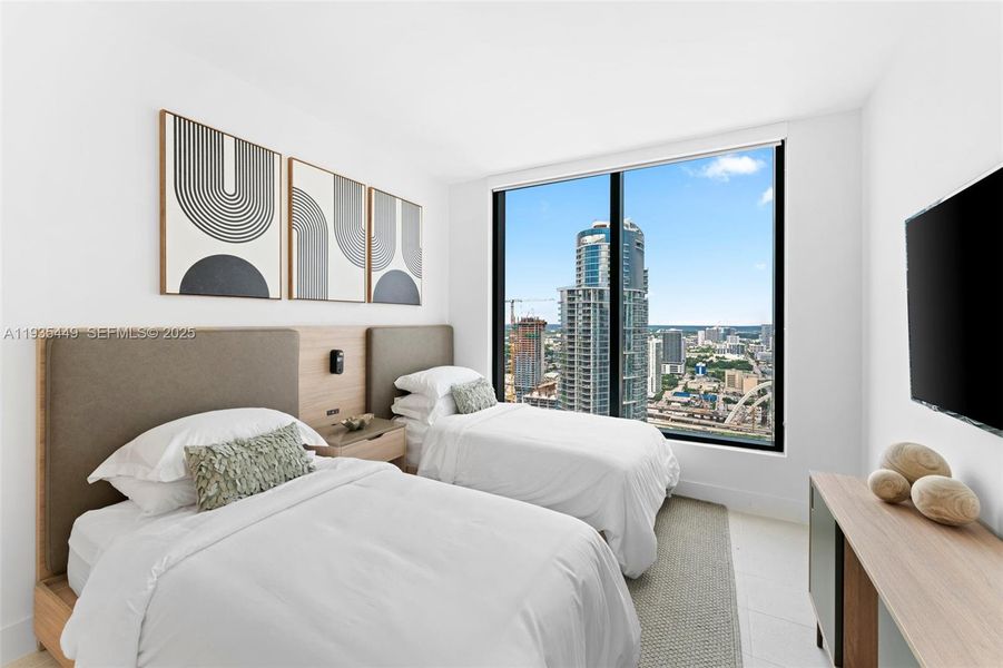 Furnished interior view inside a new home in , Miami (Image 8).