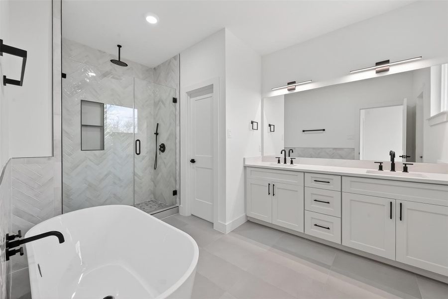 Furnished interior view inside a new home in , Houston (Image 15).