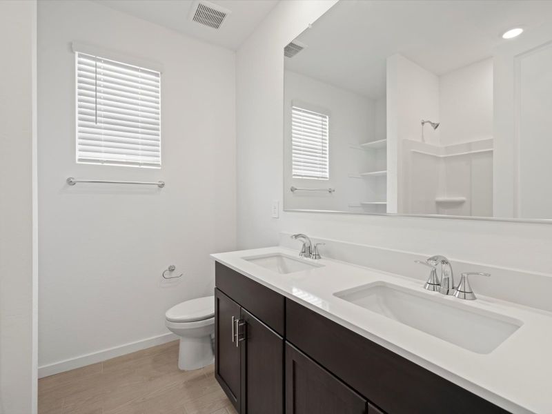Furnished interior view inside a new home in Entrada Reserve Series, Tolleson (Image 8).