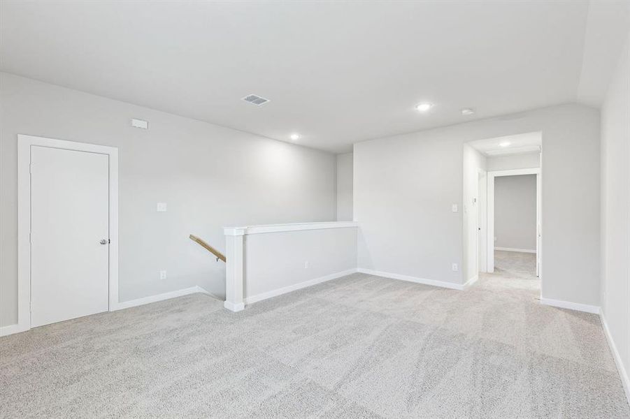 Game Room in the Haylee home plan by Trophy Signature Homes - REPRESENTATIVE PHOTO