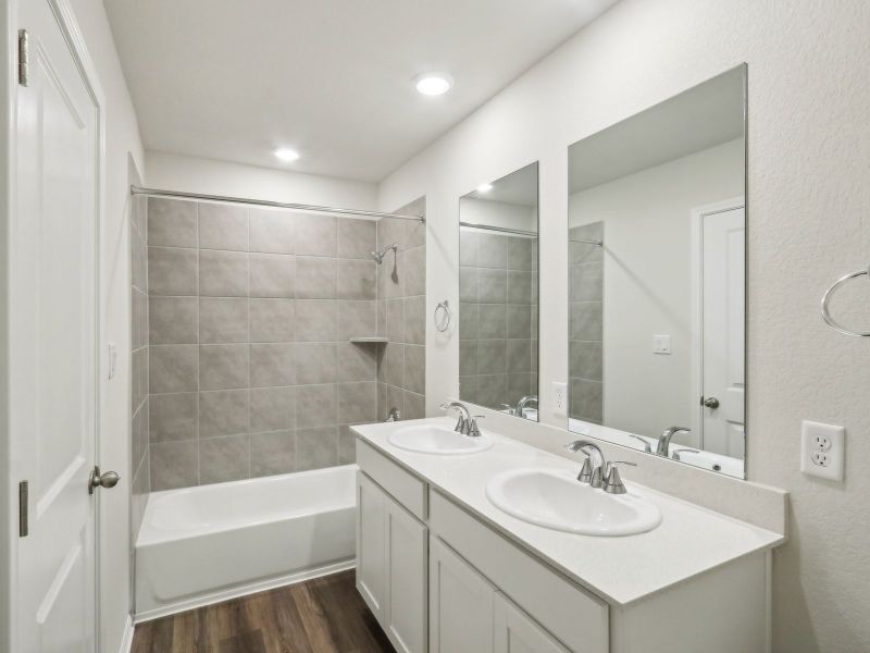 Furnished interior view inside a new home in Flora, Hutto (Image 5).