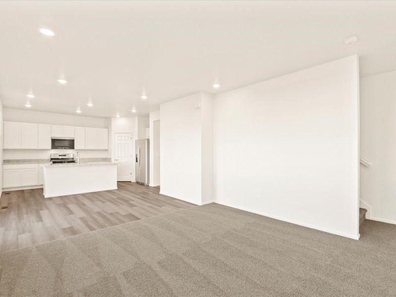 The Pagosa floorplan interior image taken at a Meritage Homes community in Northern Colorado. The Pagosa floorplan interior image taken at a Meritage Homes community in Northern Colorado.