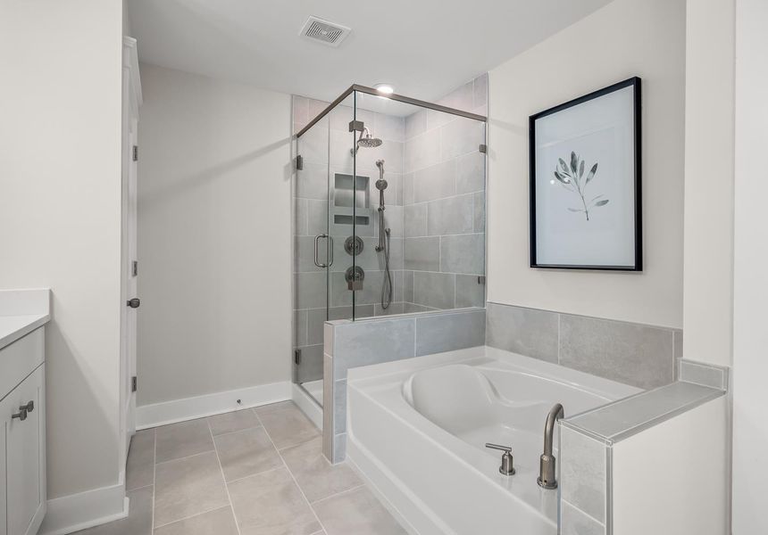 Furnished interior view inside a new home in , Charleston (Image 17).