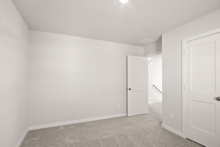 Spacious, unfurnished interior of a new home in Northpark South, Porter (Image 19). Spacious, unfurnished interior of a new home in Northpark South, Porter (Image 19).