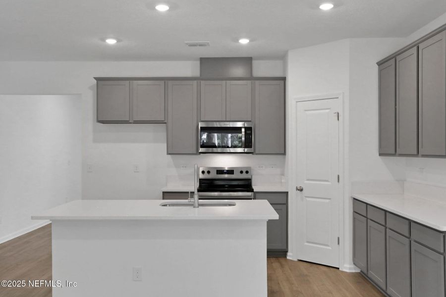 Furnished interior view inside a new home in Bellbrooke, Jacksonville (Image 4). Furnished interior view inside a new home in Bellbrooke, Jacksonville (Image 4).