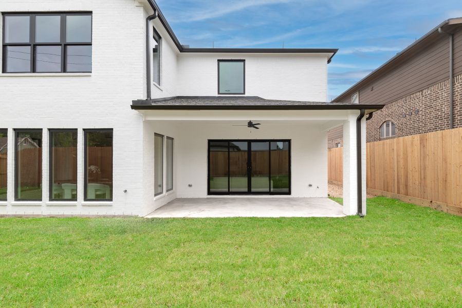 Exterior details and patio area of a home in , Houston (Image 13). Exterior details and patio area of a home in , Houston (Image 13).