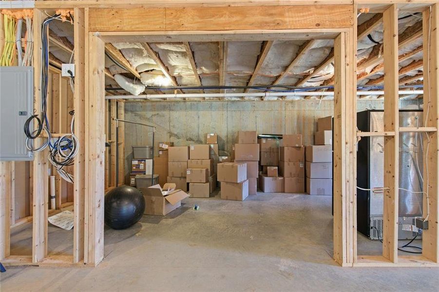 In-progress construction of a new home in , Snellville, GA (Image 53).