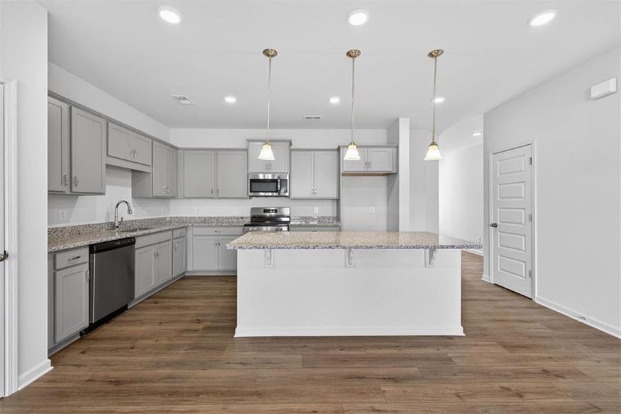 Furnished interior view inside a new home in Townes At The Stiles, Cartersville (Image 8).