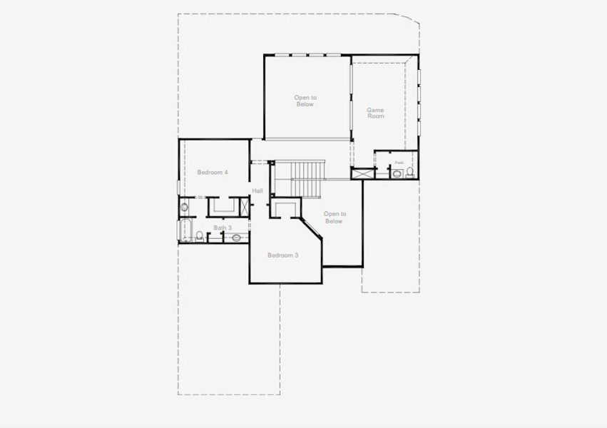 2D floor plan layout of this home in Painted Tree, McKinney, TX (Image 3). 2D floor plan layout of this home in Painted Tree, McKinney, TX (Image 3).