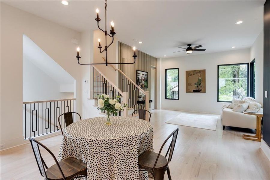 Furnished interior view inside a new home in , Chamblee (Image 20).