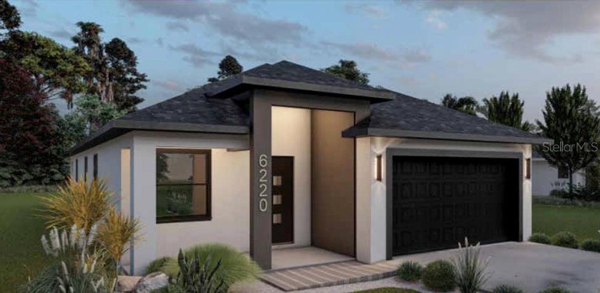 Front exterior of a new home in , Tampa, FL, highlighting curb appeal (Image 4).