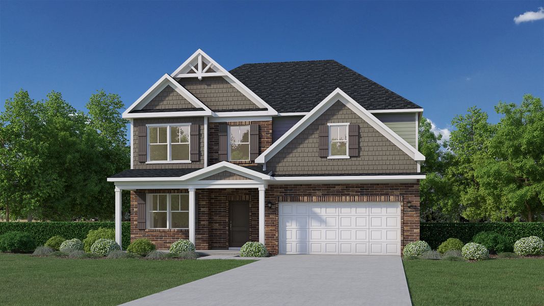 Representative exterior photo of a completed home built from the Nile by Veranda Homes in Foxbank, Gray Court, SC (Image 27).