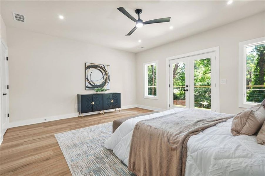 Furnished interior view inside a new home in , Atlanta (Image 45).