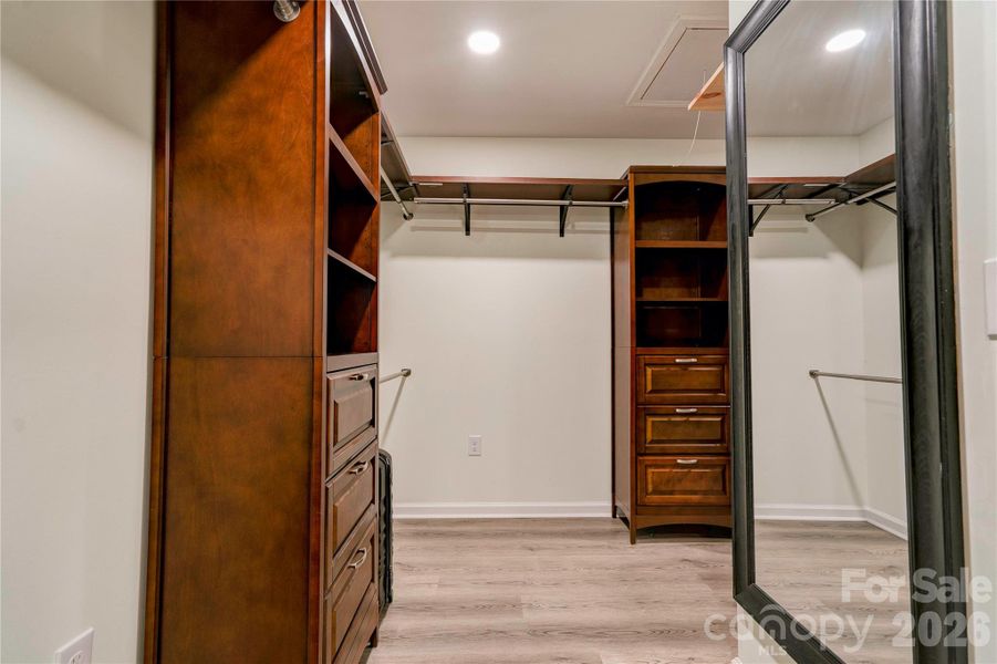 Primary Walk In Closet