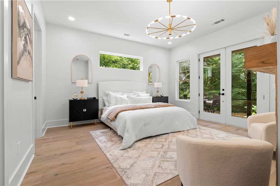 Furnished interior view inside a new home in , Atlanta (Image 63). Furnished interior view inside a new home in , Atlanta (Image 63).