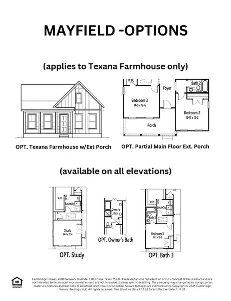 2D floor plan layout for the Mayfield by Cambridge Homes in Lake Park, Rowlett, TX (Image 6). 2D floor plan layout for the Mayfield by Cambridge Homes in Lake Park, Rowlett, TX (Image 6).