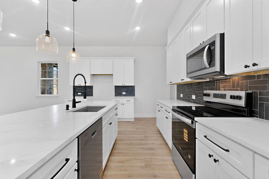 Furnished interior view inside a new home in , Greenville (Image 9).