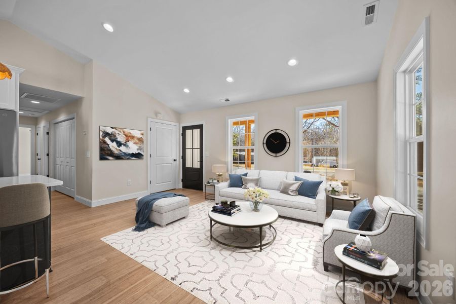 Furnished interior view inside a new home in , Salisbury (Image 3).