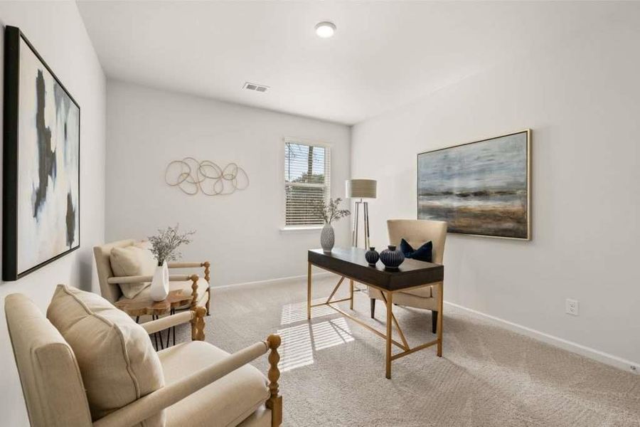 Furnished interior view inside a new home in Kingsmere Estates, Loganville (Image 22).