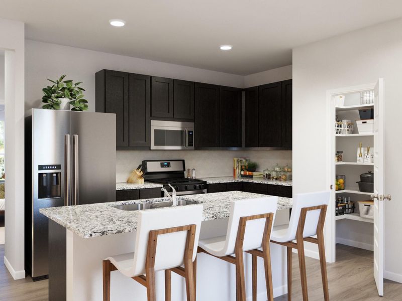 Furnished interior view inside a new home in Bammel Oaks, Houston (Image 4).