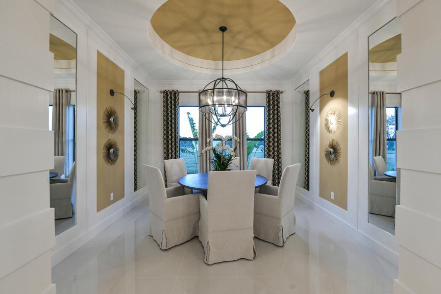 Representative furnished interior of a home built from the Fairlead by Homes by Towne in Palmera at Wellen Park, Venice (Image 6).
