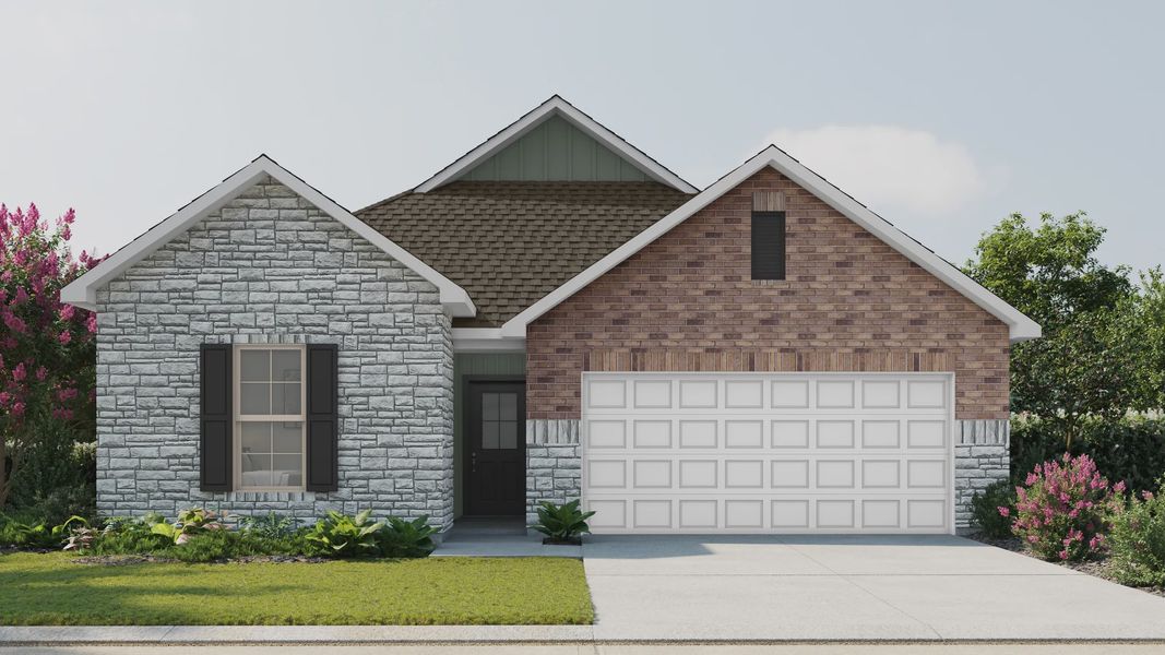 Image 3 representing the Azalea IV V by DSLD Homes in Emberly 55, Beasley, TX.