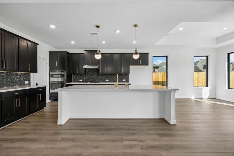 Furnished interior view inside a new home in Westland Ranch, League City (Image 4).