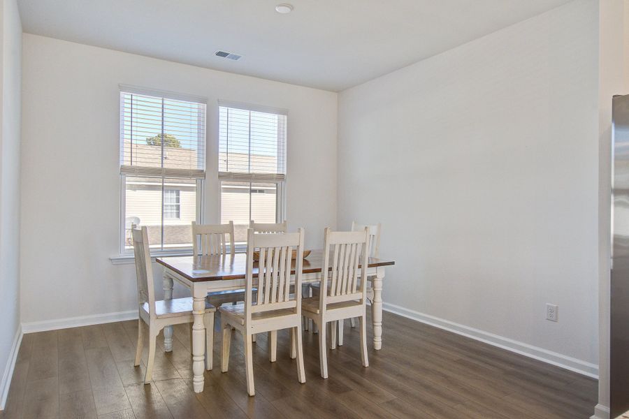 Furnished interior view inside a new home in Clear Springs Townhomes, North Charleston (Image 9).