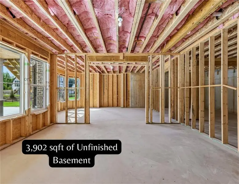 In-progress construction of a new home in , Buford, GA (Image 56).